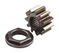 Getdoublerich Pignone e boccola dell'albero dello sterzo, foro scanalato a 11 denti, compatibile con 717-1554 941-0656A 741-0656A 112-0863 per piloti dal 1999