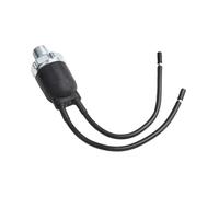 Getdoublerich Pressostato maschio 1/4 NPT 70-100PSI 90-120PSI per compressore d'aria per corno Air Ride, 12V 24V 30A Valvola in metallo con filo, nero