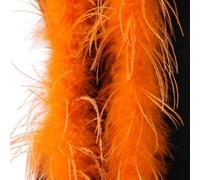 Getdoublerich Sciarpa con piume di struzzo, 2 m, colori vivaci, decorazione | Gamma di colori vivaci, dal rosso al cammello, accattivante per la lucentezza, ideale per costumi e progetti creativi