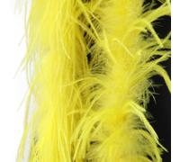 Getdoublerich Sciarpa con piume di struzzo, 2 m, colori vivaci, decorazione | Gamma di colori vivaci, dal rosso al cammello, accattivante per la lucentezza, ideale per costumi e progetti creativi