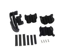 Getdoublerich Set di impugnature regolabili per trombone per comfort ed equilibrio, accessori di protezione in PP con boccole/spessori/viti, si adatta alla maggior parte dei modelli di trombone, nero