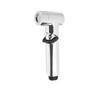 Getdoublerich Spruzzatore portatile per bidet in ABS, per WC, soffione doccia con controllo della pressione dell'acqua per pannolini di stoffa, lavaggio e pulizia degli animali domestici, argento
