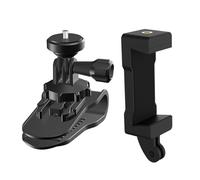 Getdoublerich Staffa parasole per X5, supporto compatto per action camera da auto, supporto compatto 11 x 6 x 5 cm per registrazione sul cruscotto, nero