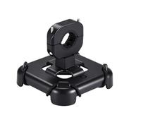 Getdoublerich Supporto per altoparlante da moto per Marshall 2/1, staffa regolabile per manubrio in ABS 70-200 mm, robusto supporto nero per equitazione all'aperto