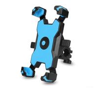 Getdoublerich Supporto per telefono regolabile antiurto per bici, perfetto per guida e navigazione sicura (blu)