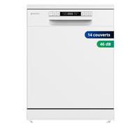 GETECH GLV1249WH - Lavastoviglie da parete, 12 posate, 49 dB