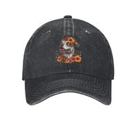 Geteruichi Berretto da baseball Messico Pitbull Calendula Scheletro Cotone Uomo Cappello Sport Caps Nero