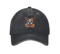 Geteruichi Berretto da baseball Mexico Butterfly Pitbull Dog cotone uomo cappello sportivo berretti nero