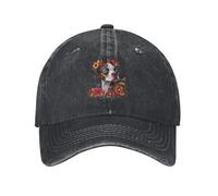 Geteruichi Berretto da baseball Mexico Dead Pitbull Fiore Cotone Uomo Cappello Sport Caps Nero
