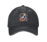 Geteruichi Berretto da baseball Mexico Dead Pitbull in cotone floreale da uomo cappello sportivo berretti neri