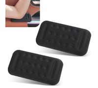 getfay Confezione da 2 cuscini di supporto per bracciolo auto, 6,7 x 13 x 1,5 cm, in memory foam, per alleviare la fatica, con fondo antiscivolo, poggiapolsi multifunzione per mouse, universale, per