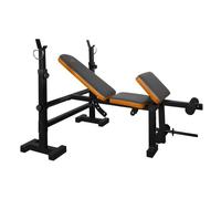 Getfit Panca Force 445 multiuso porta bilancieri arm curl leg extension