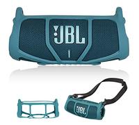 GETGEAR Custodia in silicone per JBL Charge 5, altoparlante Bluetooth portatile, design con maggiore protezione, migliore corrispondenza in forma e colore (blu)