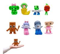 GETJOY 8 giocattoli Brainrot italiani, set di figure da collezione uniche, decorazione creativa da scrivania con personaggi giocosi, ideali da esporre e regalare, oggetti da collezione ispirati