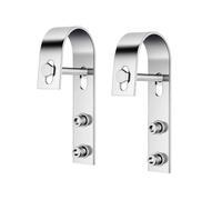 GETLITOOL 2PZ Gancio In Acciaio Inox per Pannelli Solari, Facile Montaggio Senza Forare, Supporto Solare Universale per Ringhiere da Balcone, Tetto, Garage, Camper e Barca, Viti e Accessori Inclusi