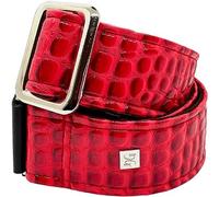 GET'M GET'M Cinghia per chitarra Aussie Gator Dragon Red 2" Guitar Strap