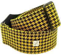 GET'M GET'M Cinghia per chitarra Cinghia per chitarra Fly Hounds Tooth Yellow 2"