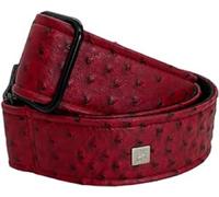 GET'M GET'M Tracolla per chitarra Tracolla per chitarra da 2" in struzzo borgogna