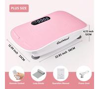 GetMod - Piattaforma vibrante, potente piattaforma vibrante, rilassamento quotidiano Design Elegante, Rendimento PotentePotenza della tua routine di fitness con la pedana vibrante GetMod Smart: dove i