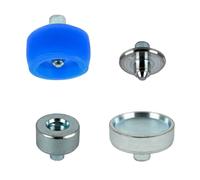 Getmore Crafts Utensile a bottone per pinza Prym Vario e Prym Vario Creative Tool - bottoni a pressione a S senza cuciture - accessori per cucito (acciaio, 10 mm)