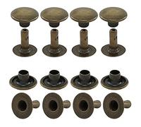 GETMORE Parts Rivetti cavi, testa singola, rivetti a testa singola, chiusi su un lato, due pezzi, acciaio - a partire da 100 pezzi, 7 mm, anticato