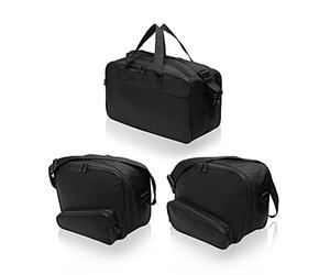 Getmore Parts SET di 3 Borse, tasche interne adatte per 2 valigie laterali moto (Vario) e 1 valigia moto (Top Case) di BMW K1200GT, R1200RT, R1250RT, K1300GT, K1600GT, K1600GTL - No. 17+18