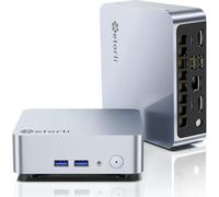 Getorli Mini PC AMD Ryzen 5 3500U (4C/8T, Max 3.7GHz) Piccolo computer desktop 16GB DDR4 RAM 512GB NVMe SSD Budget Micro PC compatti 4K HD Dual HDMI WiFi 6 BT5.3 Sistema operativo precostruito, Home