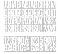 GETRICH 12.5CM Lettere Adesive, 12 Fogli Adesivi Lettere e 4 Fogli Numeri Adesivi, Fai da te Adesivi Lettere Alfabeto in Vinile per Scrapbooking, Cassette Postali Biglietti di Auguri, Artigianato-3