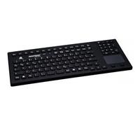 gett induproof Touch Nero USB (DE) funzione di pulizia tastiera silicone IP68 desinfizierbar Touchpad 107 Taste