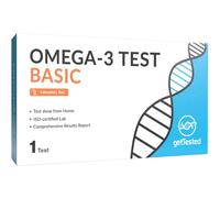 GetTested - Omega-3 Test Basic | Kit di raccolta campioni a casa | Indice Omega-3 e analisi degli acidi grassi | Privato e sicuro | Risultati testati in laboratorio |