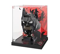 Gettesy Acrilico Teca Compatibile con Lego 76182 DC Cappuccio di Batman, A Prova di Polvere Vetrina in Acrilico Acrylic Display Case (Non Incluso Modello)