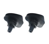 Getti Lavavetri per Parabrezza Universale Parabrezza Anteriore Tergicristallo Ugello Spruzzatore Kit Sprinkler Acqua Ventola Beccuccio Copertura Rondella Uscita Regolazione 2 Pz Auto