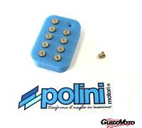 KIT COMPLETO 10 GETTI POLINI PER CARBURATORE DELL'ORTO 6mm DAL 100 AL 118