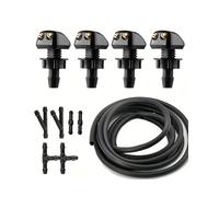 Getti universali per lavavetri per parabrezza auto, tubo tergicristallo, ugello spray per liquido dell'acqua, kit di ricambio (D)(F)