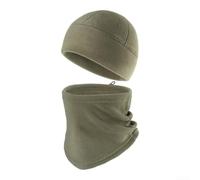 Gettimore 1 Set Inverno Caldo Viso Collo Skull Cap Antivento Pile Ciclismo Cap Neck Gaiter