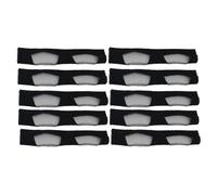 Gettimore 10 cappucci per saldatura estesi con cuscino d'aria, in cotone, per caschi di sicurezza industriali, fascia per la fronte assorbente in schiuma morbida, per uomini e donne