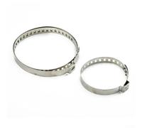 Gettimore 10Pcs Asse Cv- Joint Boot Clamp Kit In Acciaio Inox Albero di Trasmissione Cv- Boot Clamp Regolabile 32 ~ 41 Mm 70 ~ 127 Mm Accessori Auto