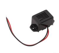 Gettimore 12 V Auto Luce Off Warner Controllo Buzzer Beeper, light-off 75dB Nero con Cavo Adattatore Allarme Dispositivo per Auto Faro Promemoria