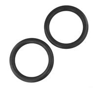 Gettimore 2 anelli da ginnastica in ABS antiscivolo per allenamento della forza e una migliore presa, ideali per allenamento completo in palestra a casa, 28 mm