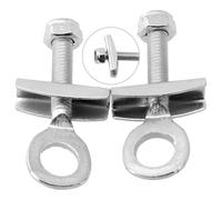 Gettimore 2Pcs Per Bicicletta Catena Regolatore Tenditore Asse Tug Singola Velocità Ruota di Fissaggio Per Pieghevole Auto Orizzontale Posteriore Split Forcella Telaio Parte
