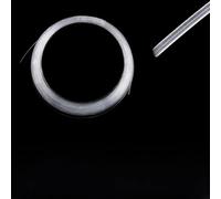 Gettimore 3 cavi in fibra ottica MMA, diametro 2 mm, trasparente, lunghezza 3 m, per interni auto, luci ambientali, tende, soffitti a stella e progetti di illuminazione creativa