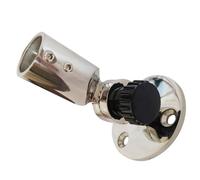 Gettimore 316 per Acciaio Inox per Antenna Marina Montaggio Regolabile 180 Gradi Base 19mm Rail Specchio Lucido Facile Installare Barca Radio Staffa
