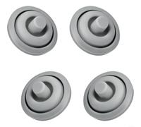 Gettimore 4 guarnizioni in silicone grigio per pentola a pressione WMF Perfect Plus, W6093109502 Set di rondelle di tenuta