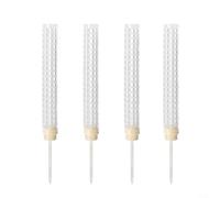 Gettimore 4 pali in plastica da 28,5 cm, per piante da interno, rampicanti, paletti di supporto per piante rampicanti, accessori da giardino per una crescita verticale sana (2)