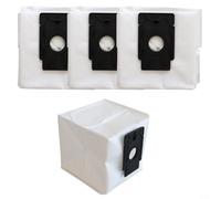 Gettimore 4 sacchetti per aspirapolvere robot EZVIZ per RC3 RE4 RE5 4L grande capacità autosvuotante sacchetto filtrazione particelle cattura polvere (confezione da 4)