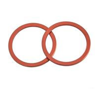 Gettimore 5 guarnizioni per movimento centrale in lega di alluminio, per CNC per mozzo distanziale rondelle per bicicletta, cassette volano, spessore 1-3 mm, accessori per bici (per rosso) (2 mm rosso