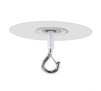 Gettimore 5pcs Metallo Autoadesivo-Stick Gancio Soffitto Senza Forare Parete Cucina Appendini Chiave Appeso Pianta Carillon A Vento Accessori