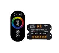Gettimore 6-Key Touch RGB Controller DC12V-24V 30A Full Colour Light Strip Dimmer con 2.4G RF Remote Iron Shell Protezione da cortocircuito RGBW