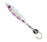 Gettimore Action Metal Jigging Lure con occhio 3D per la pesca della spigola in ambienti lago barca multicolore 14x18mm (5# 30g)