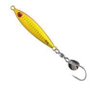 Gettimore Action Metal Jigging Lure con occhio 3D per la pesca della spigola in ambienti lago barca multicolore 14x18mm (3# 30g)
